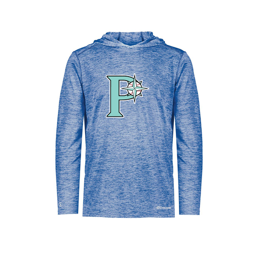 [FOLHCGRY-YS-LOGO1] Youth Charge Hoodie (Youth S, Royal, Logo 1)